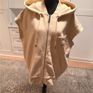 DSQUARED2 summer lovers xoxo Beige Hooded Vest